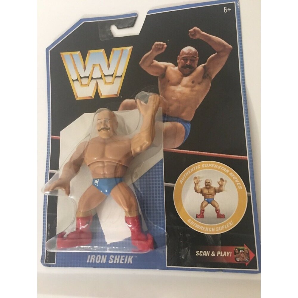 New WWE Wrestling Retro Iron Sheik Action‎ Figure Sealed
